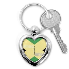 Jamaica, Jamaica  Key Chain (heart) by Janetaudreywilson