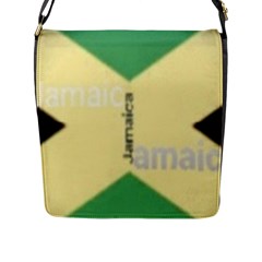 Jamaica, Jamaica  Flap Closure Messenger Bag (l) by Janetaudreywilson