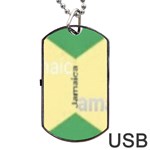 Jamaica, Jamaica  Dog Tag USB Flash (Two Sides) Back