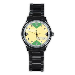 Jamaica, Jamaica  Stainless Steel Round Watch by Janetaudreywilson