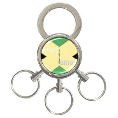 Jamaica, Jamaica  3-ring Key Chain by Janetaudreywilson