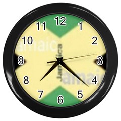 Jamaica, Jamaica  Wall Clock (black) by Janetaudreywilson