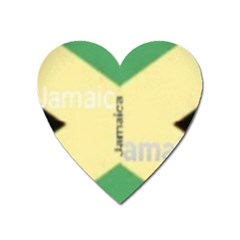 Jamaica, Jamaica  Heart Magnet by Janetaudreywilson