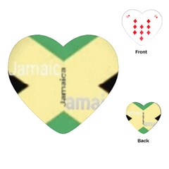 Jamaica, Jamaica  Playing Cards Single Design (heart) by Janetaudreywilson