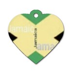 Jamaica, Jamaica  Dog Tag Heart (Two Sides) Front