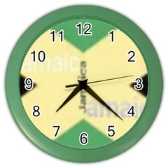 Jamaica, Jamaica  Color Wall Clock by Janetaudreywilson