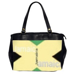 Jamaica, Jamaica  Oversize Office Handbag (2 Sides) by Janetaudreywilson