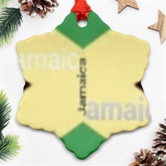 Jamaica, Jamaica  Ornament (snowflake) by Janetaudreywilson