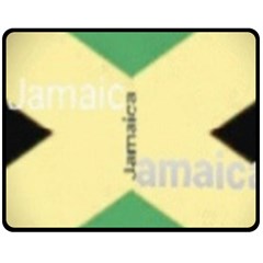 Jamaica, Jamaica  Double Sided Fleece Blanket (medium)  by Janetaudreywilson