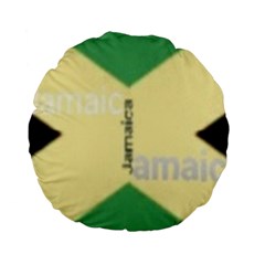 Jamaica, Jamaica  Standard 15  Premium Flano Round Cushions by Janetaudreywilson