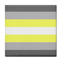 Deminonbinary Pride Flag Lgbtq Tile Coaster by lgbtnation