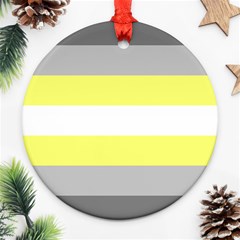 Deminonbinary Pride Flag Lgbtq Ornament (round) by lgbtnation