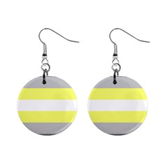 Deminonbinary Pride Flag Lgbtq Mini Button Earrings by lgbtnation