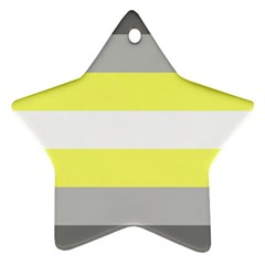 Deminonbinary Pride Flag Lgbtq Star Ornament (two Sides) by lgbtnation