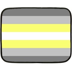 Deminonbinary Pride Flag Lgbtq Double Sided Fleece Blanket (mini)  by lgbtnation