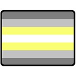 Deminonbinary Pride Flag LGBTQ Fleece Blanket (Large)  80 x60  Blanket Front