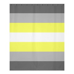 Deminonbinary Pride Flag Lgbtq Shower Curtain 60  X 72  (medium)  by lgbtnation