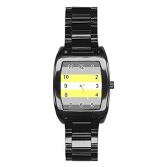 Deminonbinary Pride Flag Lgbtq Stainless Steel Barrel Watch by lgbtnation