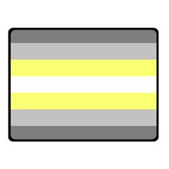 Deminonbinary Pride Flag Lgbtq Double Sided Fleece Blanket (small)  by lgbtnation