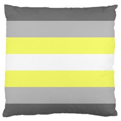 Deminonbinary Pride Flag Lgbtq Standard Flano Cushion Case (one Side) by lgbtnation