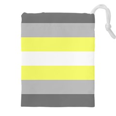 Deminonbinary Pride Flag Lgbtq Drawstring Pouch (4xl) by lgbtnation