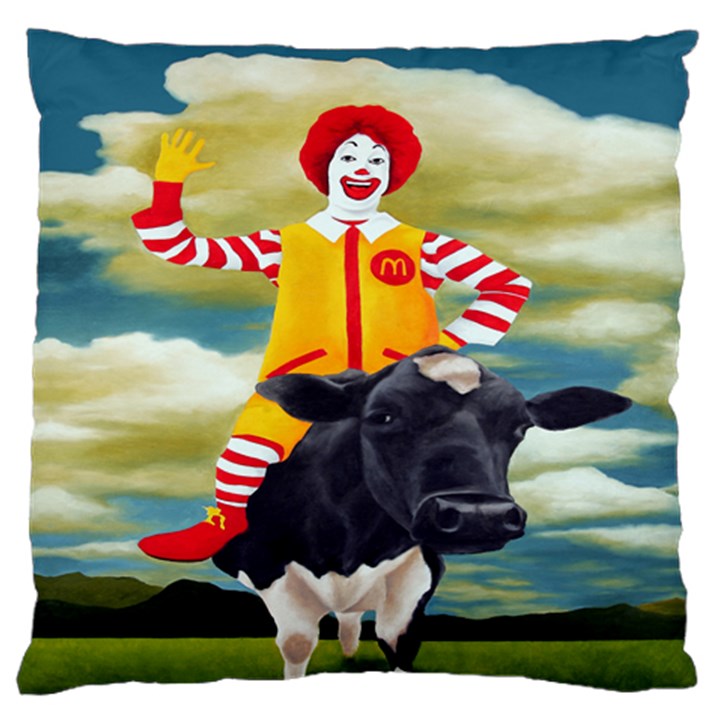 Killer Clown - Standard Flano Cushion Case (Two Sides)