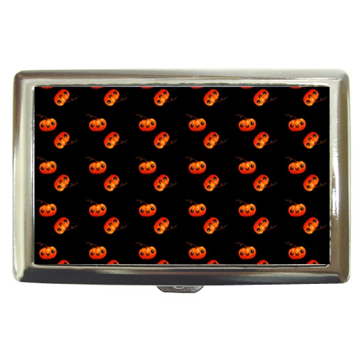 Kawaii Pumpkin Black Cigarette Money Case