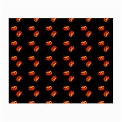 Kawaii Pumpkin Black Small Glasses Cloth (2 Sides) by vintage2030