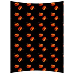 Kawaii Pumpkin Black Back Support Cushion by vintage2030