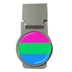 Polysexual Pride Flag Lgbtq Money Clips (round)  by lgbtnation