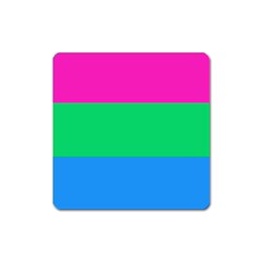 Polysexual Pride Flag Lgbtq Square Magnet by lgbtnation