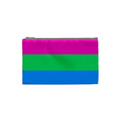 Polysexual Pride Flag Lgbtq Cosmetic Bag (small) by lgbtnation