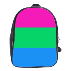 Polysexual Pride Flag Lgbtq School Bag (large) by lgbtnation