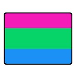 Polysexual Pride Flag LGBTQ Fleece Blanket (Small) 50 x40  Blanket Front