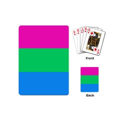 Polysexual Pride Flag Lgbtq Playing Cards Single Design (mini) by lgbtnation