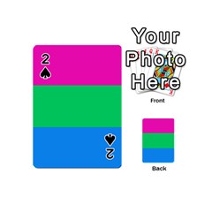 Polysexual Pride Flag Lgbtq Playing Cards 54 Designs (mini) by lgbtnation