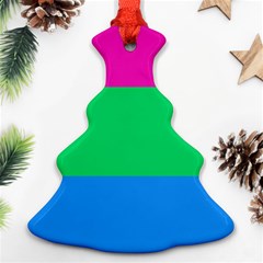 Polysexual Pride Flag Lgbtq Ornament (christmas Tree)  by lgbtnation