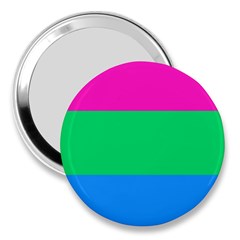 Polysexual Pride Flag Lgbtq 3  Handbag Mirrors by lgbtnation