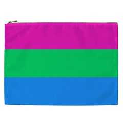 Polysexual Pride Flag Lgbtq Cosmetic Bag (xxl) by lgbtnation