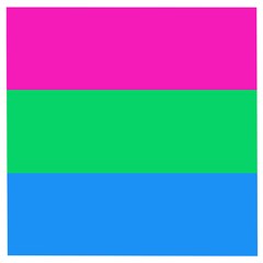 Polysexual Pride Flag Lgbtq Wooden Puzzle Square by lgbtnation