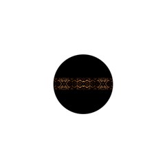 Luxury Ornate Minimal Style Dark Print 1  Mini Magnets