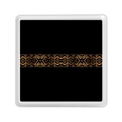 Luxury Ornate Minimal Style Dark Print Memory Card Reader (square) by dflcprintsclothing