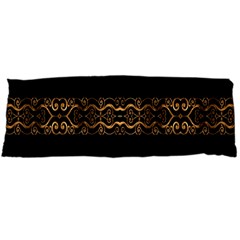 Luxury Ornate Minimal Style Dark Print Body Pillow Case (dakimakura) by dflcprintsclothing