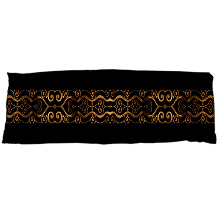 Luxury Ornate Minimal Style Dark Print Body Pillow Case (Dakimakura)