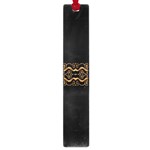 Luxury Ornate Minimal Style Dark Print Large Book Marks Front