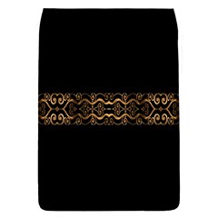 Luxury Ornate Minimal Style Dark Print Removable Flap Cover (L)