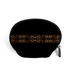 Luxury Ornate Minimal Style Dark Print Accessory Pouch (Small)