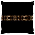 Luxury Ornate Minimal Style Dark Print Standard Flano Cushion Case (One Side) Front