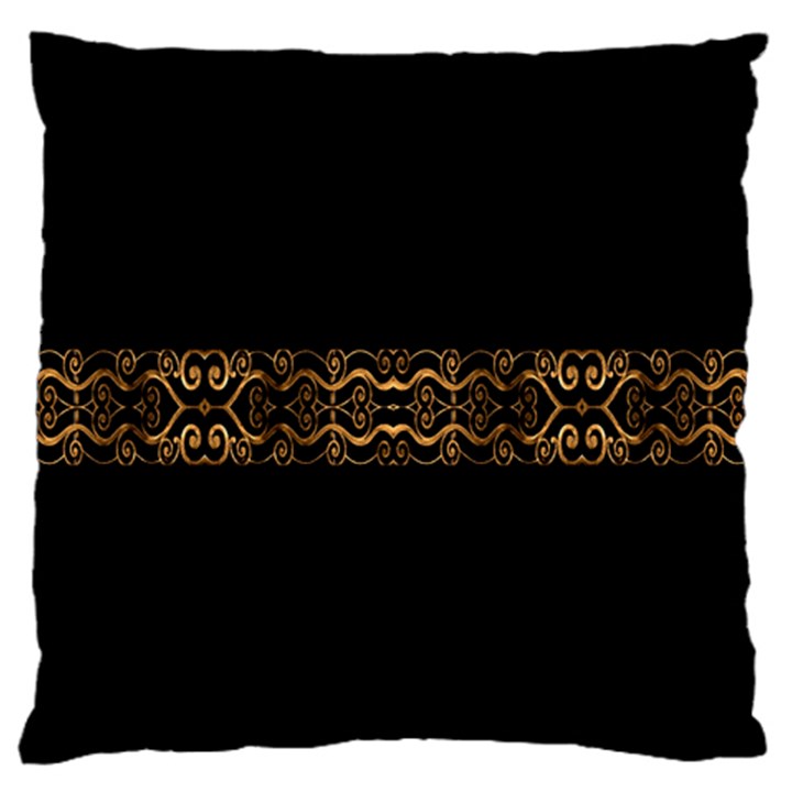 Luxury Ornate Minimal Style Dark Print Standard Flano Cushion Case (One Side)