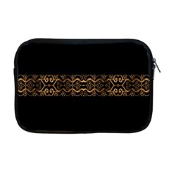 Luxury Ornate Minimal Style Dark Print Apple MacBook Pro 17  Zipper Case